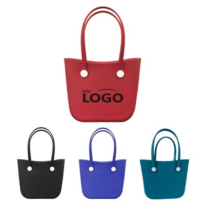 EVA Crescent Beach Tote with Shoulder Strap