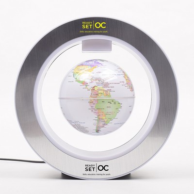 Desktop ornament of magnetic levitation globe