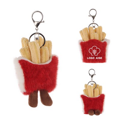 French Fries Cute Plush Toy Keychain