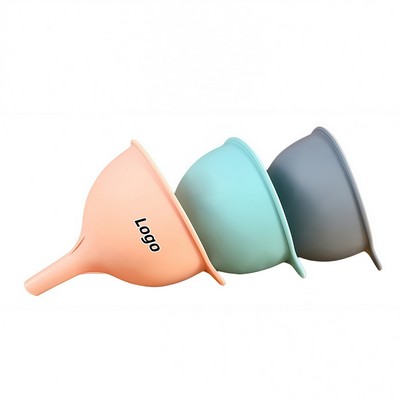 Silicone Kitchen Funnel with Modern Muted Tones for Effortless Pouring and Cleanup