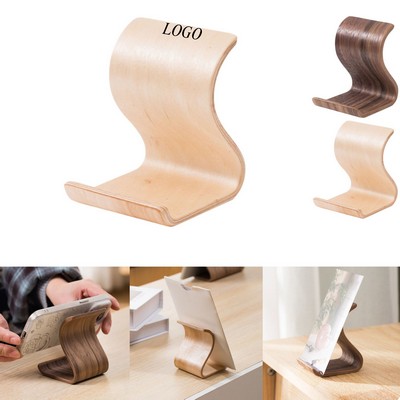 Solid Wood Phone Stand