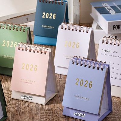 2026 Decoration Foldable Mini Desktop Calendar
