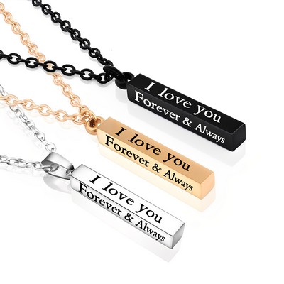 Stainless Steel Couple Necklaces