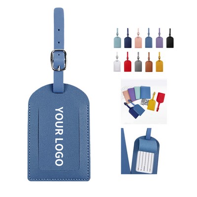 Polyurethane Leather Travel Identity Luggage Tag