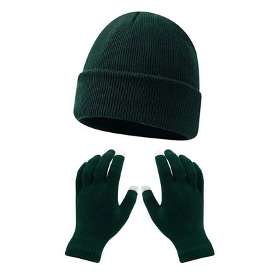 Winter Hat and Gloves Set