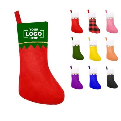 Christmas Fireplace Hanging Stocking