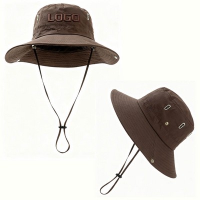 Adult Embroidered Outdoor Sun Hat