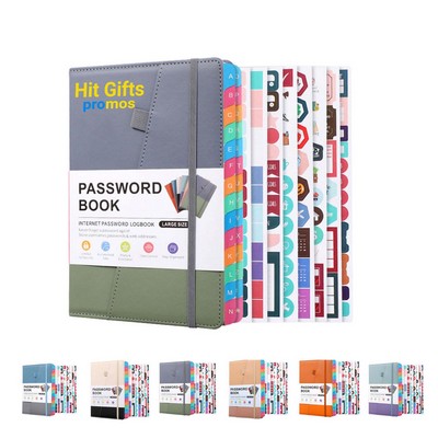 Password Logbook With Stickers