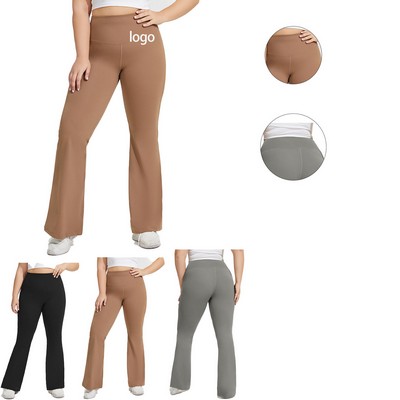 Womens Flared Yoga Pants with High Waist