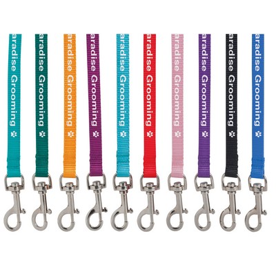 5' Personalized Bolt-Snap Leashes 2-Sided