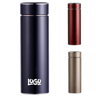 11.5oz Stainless Steel Business Insulated Cup W/ Strainer