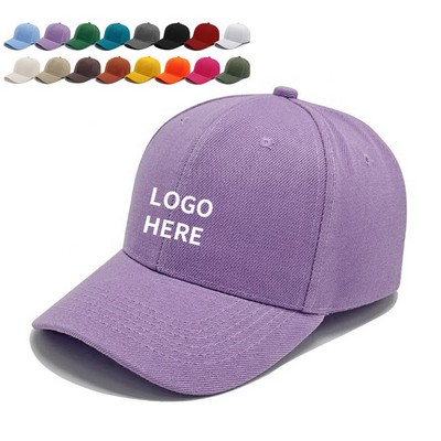 Athletic 100% cotton baseball cap