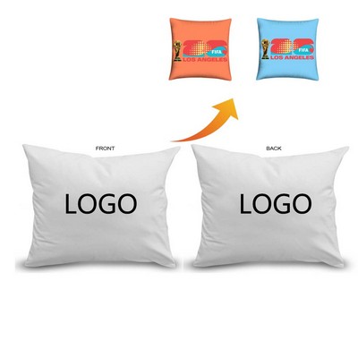 Customization Sublimation Throw Pillows Square Cushion 16"x16"