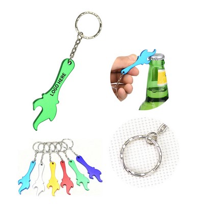 Flame Torch Bottle Opener Keyring