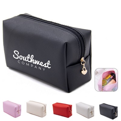 Leather Travel Vanity Pouch