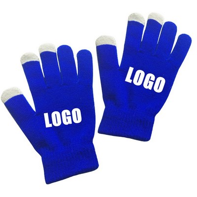 Winter Knit Touch Screen Gloves