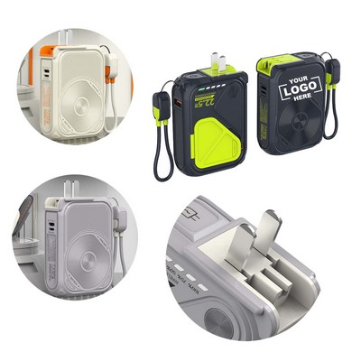 2-in-1 Wall Outlet Power Bank with Built-in Plug