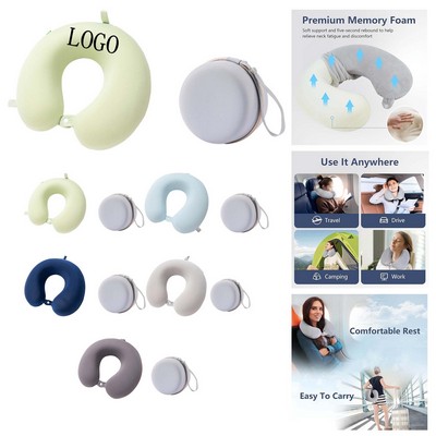 Ice Silk U Shaped Neck Pillow