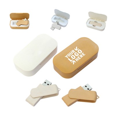 Wheat Straw Degradable Flash Drive (32G)