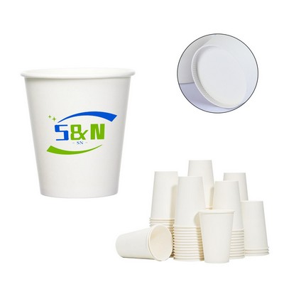 8 oz. Paper Coffee Cup Disposable Hot Cold Full Color