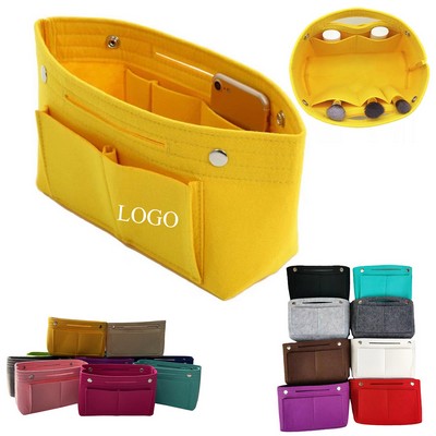 Felt Makeup Organizer Inner Storage Bag