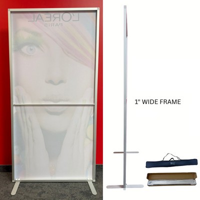 Hardware and bag only for Frontlit SEG Fabric Banner Stand, (40"x80"), Graphics are not included.