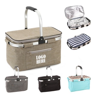 Foldable Insulated Picnic Basket
