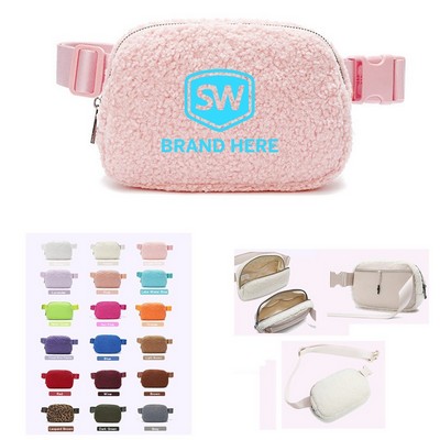 Winter Fleece Waist Bag