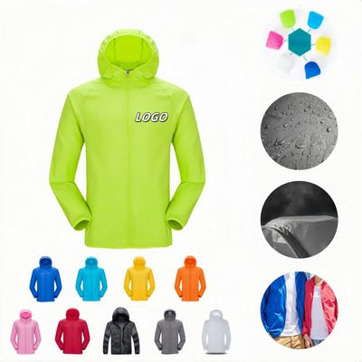 Outdoor Raincoat Lightweight Waterproof Rain Jackets