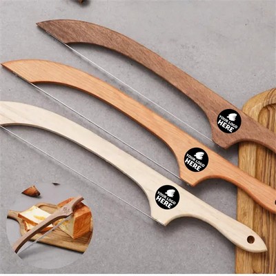 Artisan Bread Slicer with Wood Handle