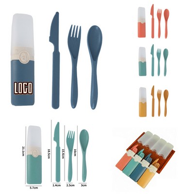 Natural Wheat Straw Dinnerware Set