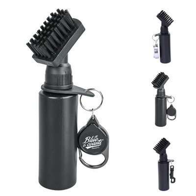 Portable Water Spray Golf Club Cleaner Brush
