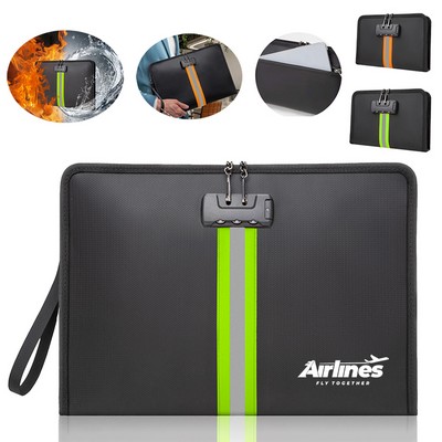 Fireproof Document Bag with Lock