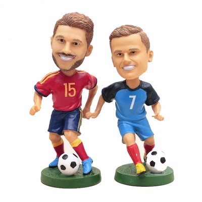 7" Bobblehead Figures Sculpted Dolls