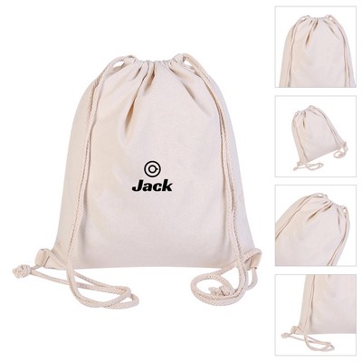Durable Cotton Drawstring Tote Bags