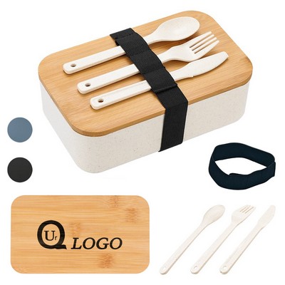 Wheat Straw Lunch Box Set