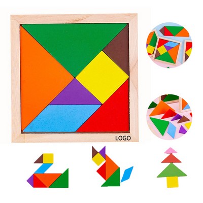 Classic Wooden Tangram Puzzle