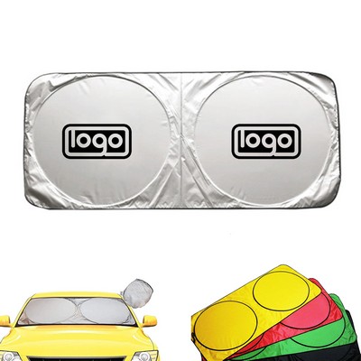 Automotive Window Sunshades w/ Storage Pouch