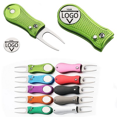 Golf Folding Green Fork