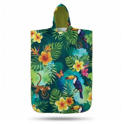 Adult Hooded Towel With Full Color Print