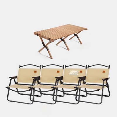 Camping Beach Chair Table Set