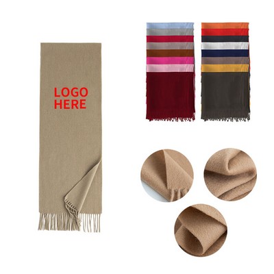 Luxurious Faux Cashmere Womens Wrap Shawl