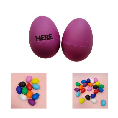 Plastic Maracas Egg Shape Shakers