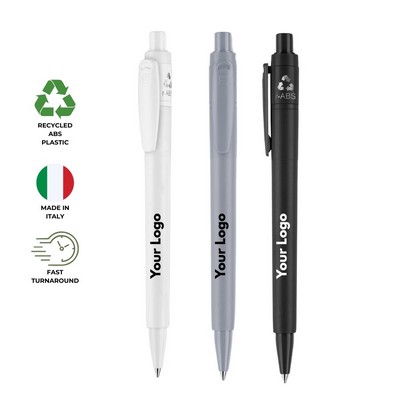 Lucca Basic Recycled ABS Plastic Pen Made in Italy