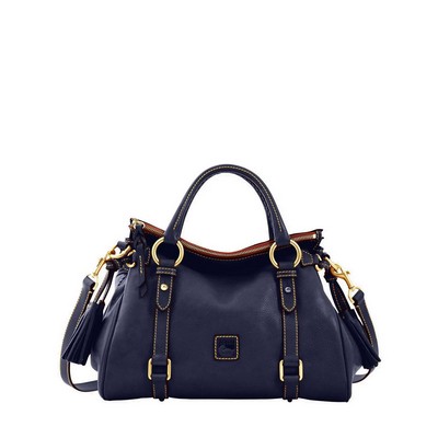 Dooney & Bourke Navy Blue Florentine Small Satchel Bag