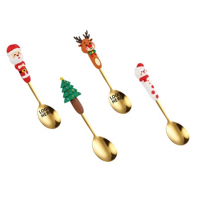 Stainless Steel Christmas Spoon