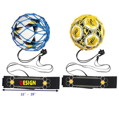 Hands-Free Soccer Kick and Throw Trainer Adjustable Waist