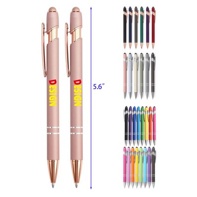 Ballpoint Pen 2-in-1 Stylus Retractable Ballpoint Pen