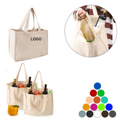 Canvas Divider Shopping Bag