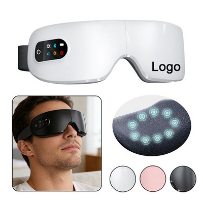 Heated Eye Massager With Vibration And Bluetooth Music